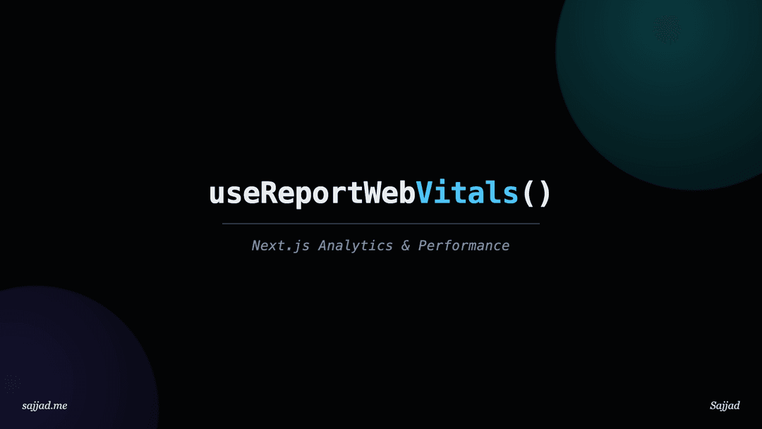 Nextjs Adding analytics
